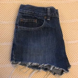 Old Navy Blue Jean cutoffs